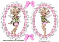 Flower Faerie Toppers with Pink Bows