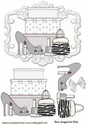 Silver Shoe & Makeup