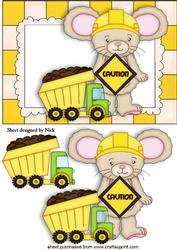Little Mouse with Dumper Truck