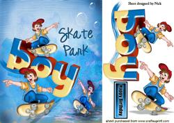 Skate Park Boy! 8x8