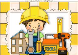 Construction Worker at the Buildings A4