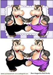 We Love to Dance! Dancing Hippos