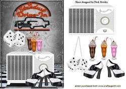50's Style with Radio, Milkshakes and Dancing Shoes