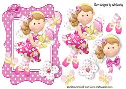 Sweet Little Faerie with Butterflies and Bows