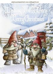 Any Room at the Inn! Christmas Gnomes A4