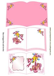 Baby Girl on a Swing Open Book