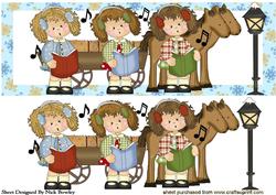 Christmas Carol Singers with Donkey Dl