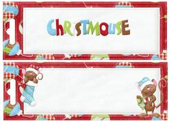 Christmouse with Little Mice Insert Dl