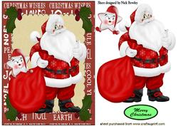 Lovely Big Santa, with Cheeky Star