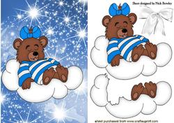Little Bear Sleeping on a Cloud Among the Stars