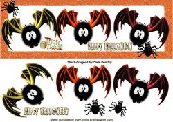 Spooky Bats & Spiders Dl