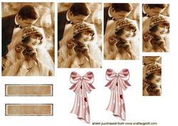 Lovely Vintage Wedding Couple in Sepia