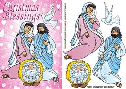 Christmas Blessings Mary & Joseph