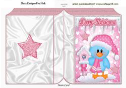 Home Tweet Home Little Bluebird in Snow Folded Book