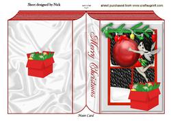 The Christmas Bauble Faerie with Window Folded Book