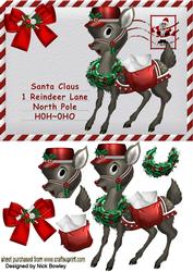 Letter to Santa, with Rudolph