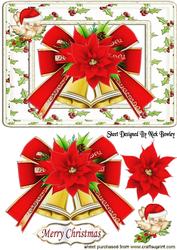 Little Robin with Bells and Holly