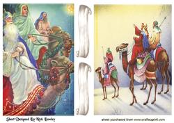 Three Wise Men, & Mary and Joseph Cards