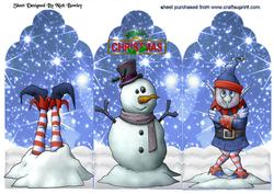 Brrr!i Am Feeling Blue, Trifold Card