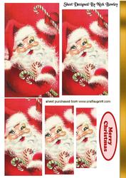 Vintage Santa Pyramids
