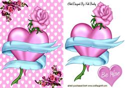 Heart Entwined with Rose