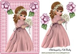 Little Flower Girl in Pink