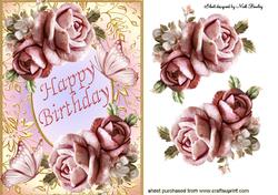 Birthday Pink Roses for That Special Day