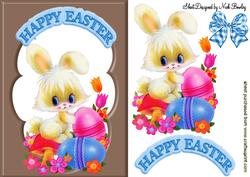 Little Bunny Rabbit in Chocolate Frame
