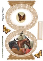 Lovely Vintage Horses, Quick Cards