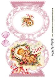 Sweetie Baby Girl Smiling Quick Card