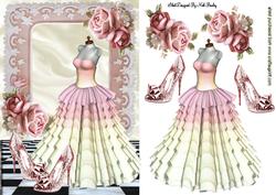 You Shall Go to the Ball! with Pink Roses, & Shoes