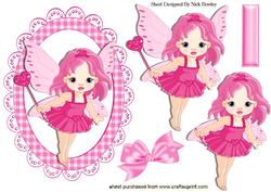 Pink Faerie with Her Magic Wand