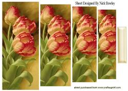 Pretty Red/yellow Tulips Pyramids