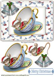Dreaming of San-tea Claws, Cute Mouse Sleeping