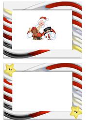 Santa and Friends with Cheeky Star A5 Insert