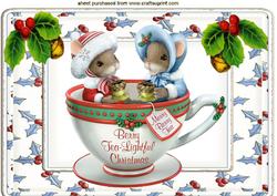 Berry Tea-lightful Christmas, Litle Mice A4