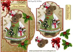 Friends Make the Best Gift Cute Bear Topper & Card