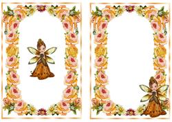 Flower Faerie in Rose Frame A5 Insert