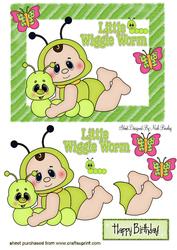 Little Wiggle Worm! with Baby & Butterflies