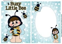 Busy Little Bee! with Baby, Card & Insert