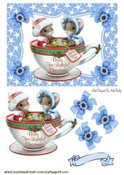 I Do Enjoy a Nice Cup of Tea, Christmas Mice in a Teacup