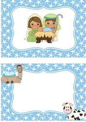 Nativity with Baby Jesus A5 Insert