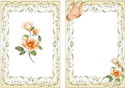 Peaches & Cream Pretty Magnolias A5 Insert
