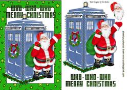 Who Who! Who's! for Presents Santa in Tardis