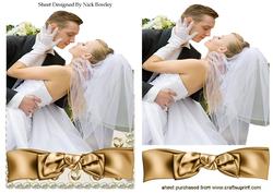 Bride & Groom Over the Edge Card