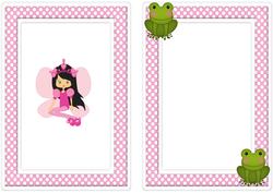 Sweet Faerie with a Frog A5 Insert
