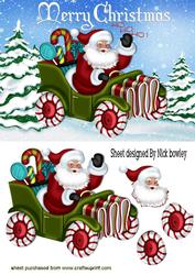 Santas Travelling in Style Ho! Ho! Ho!
