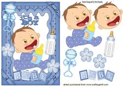 Little Boy Blue Cutting His First Tooth