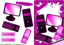 For the Girl Who Loves Pink! Comp/mobile Accessories