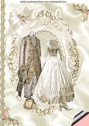 Beautiful Vintage Wedding Outfits with Accessories A4 Topper